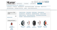 Desktop Screenshot of lucasclassictires.com
