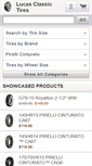 Mobile Screenshot of lucasclassictires.com